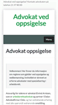 Mobile Screenshot of advokat-oppsigelse.com